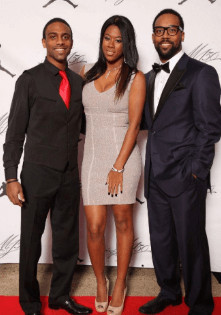Jasmine with her brothers Jeffrey and Marcus